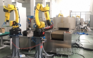 NMT-SDL-616 疫苗玻璃瓶特殊涂層工藝,預(yù)熱+固化自動化對接隧道爐烘烤線(蘇州?？松?